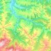 Los Tojos topographic map, elevation, terrain