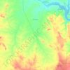 Chorrochó topographic map, elevation, terrain