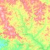 Inhumas topographic map, elevation, terrain