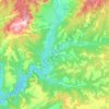 Bassella topographic map, elevation, terrain