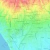 West Denpasar topographic map, elevation, terrain