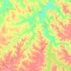 Cedar County topographic map, elevation, terrain