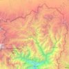 Chungthang topographic map, elevation, terrain