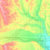 Dodge County topographic map, elevation, terrain