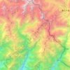 Gumba topographic map, elevation, terrain
