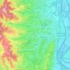 Le Morgon topographic map, elevation, terrain