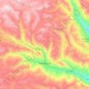 Palcamayo topographic map, elevation, terrain