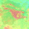 Parauapebas topographic map, elevation, terrain