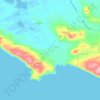 Lowlands topographic map, elevation, terrain