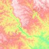 Serranópolis topographic map, elevation, terrain