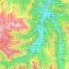 Vielle-Aure topographic map, elevation, terrain