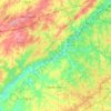 South Fulton topographic map, elevation, terrain