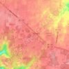 Amelia topographic map, elevation, terrain