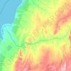 Mangoky topographic map, elevation, terrain