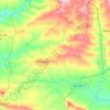 Cardigos topographic map, elevation, terrain