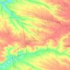 Udachne settlement hromada topographic map, elevation, terrain