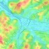 DuBois topographic map, elevation, terrain