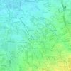 Buhay na Tubig topographic map, elevation, terrain