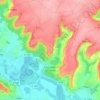 Courcelles-sur-Vesle topographic map, elevation, terrain