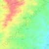 Cuenca de Campos topographic map, elevation, terrain