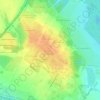 Щеглово topographic map, elevation, terrain