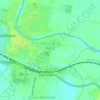 Horseshoe Bend topographic map, elevation, terrain