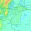 West Terre Haute topographic map, elevation, terrain