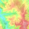 Baudres topographic map, elevation, terrain