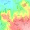 Castillon-en-Auge topographic map, elevation, terrain