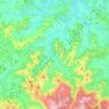 Oztibarre topographic map, elevation, terrain
