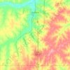 Guthrie topographic map, elevation, terrain
