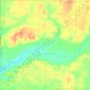 Deerfield Township topographic map, elevation, terrain