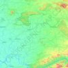 Chhota Udaipur District topographic map, elevation, terrain