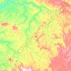 Doverlândia topographic map, elevation, terrain