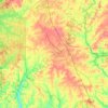 Chilton County topographic map, elevation, terrain
