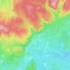 Corconne topographic map, elevation, terrain