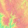 Province of Bolognesi topographic map, elevation, terrain