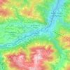 Sankt Veit im Pongau topographic map, elevation, terrain