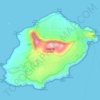 Isola di Ustica topographic map, elevation, terrain
