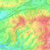 Colgate topographic map, elevation, terrain