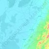 Hulu Sungai Selatan topographic map, elevation, terrain