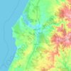 Aljezur topographic map, elevation, terrain