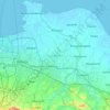 Kabupaten Bekasi topographic map, elevation, terrain