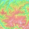 Vilcabamba topographic map, elevation, terrain