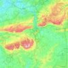 Mole Valley topographic map, elevation, terrain