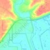 Banner topographic map, elevation, terrain