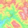 Bashkia Librazhd topographic map, elevation, terrain