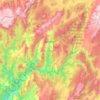 Saimbeyli topographic map, elevation, terrain