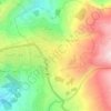 Mrouj topographic map, elevation, terrain