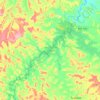 Barragem Rio das Flores topographic map, elevation, terrain